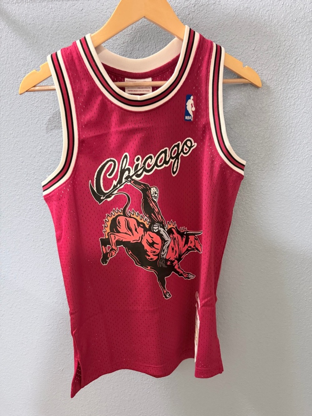 Mitchell & Ness Chicago Burgundy Hardwood Classics Jersey